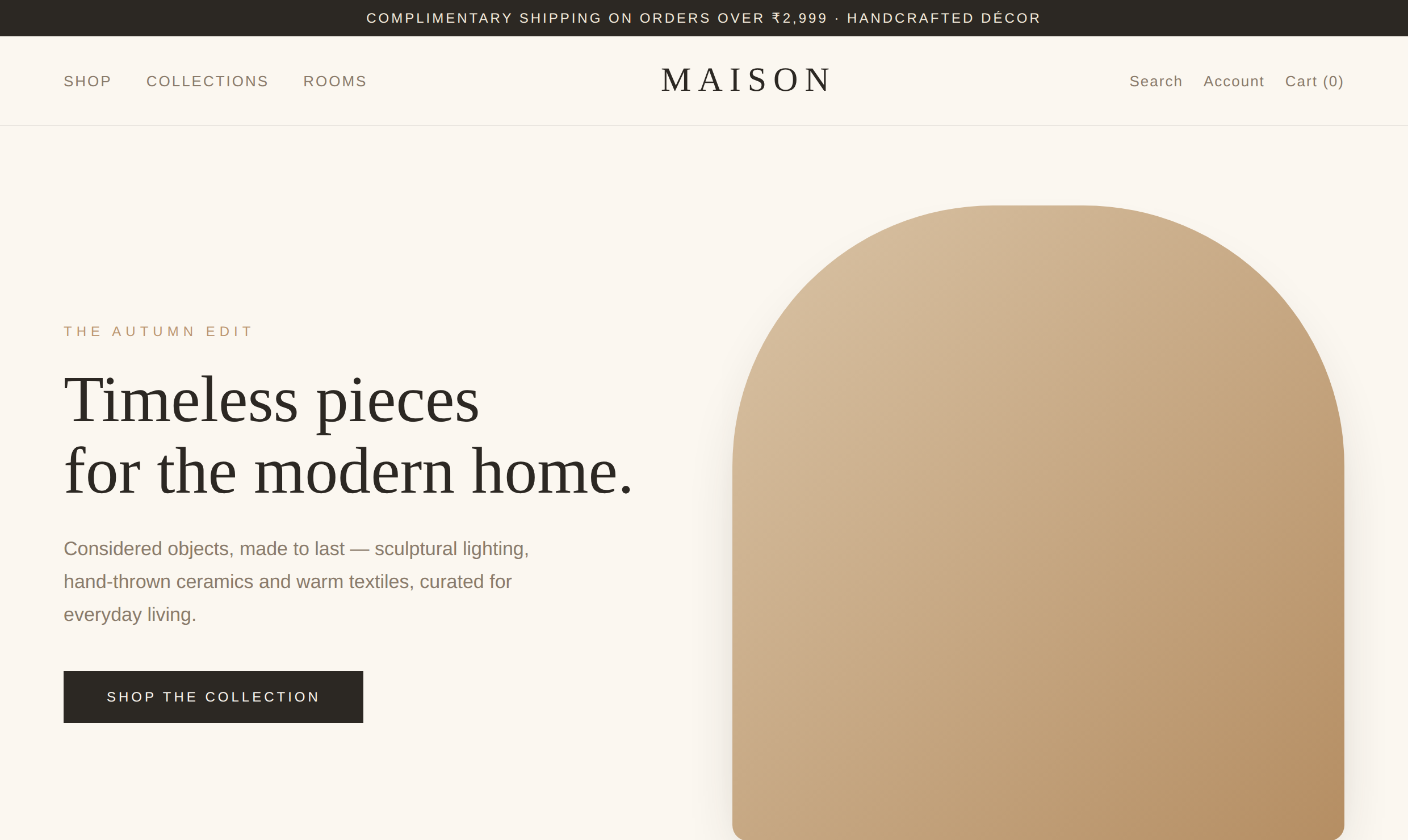 Premium Shopify theme we built